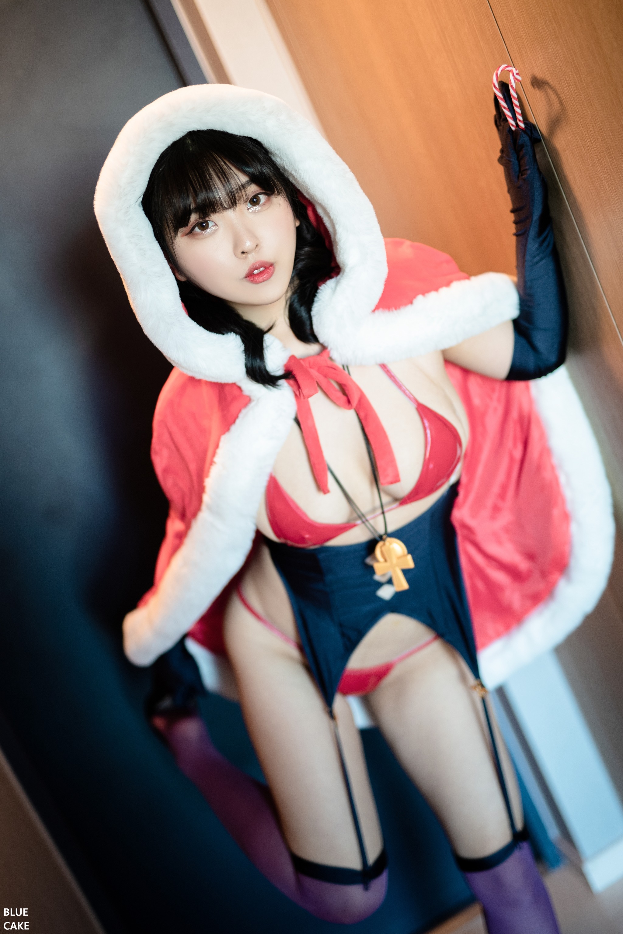 图片[1]-Song Hana(송하나) – NO.018 [BLUECAKE]Song Hana – XMas Figure[61P]-XikXak